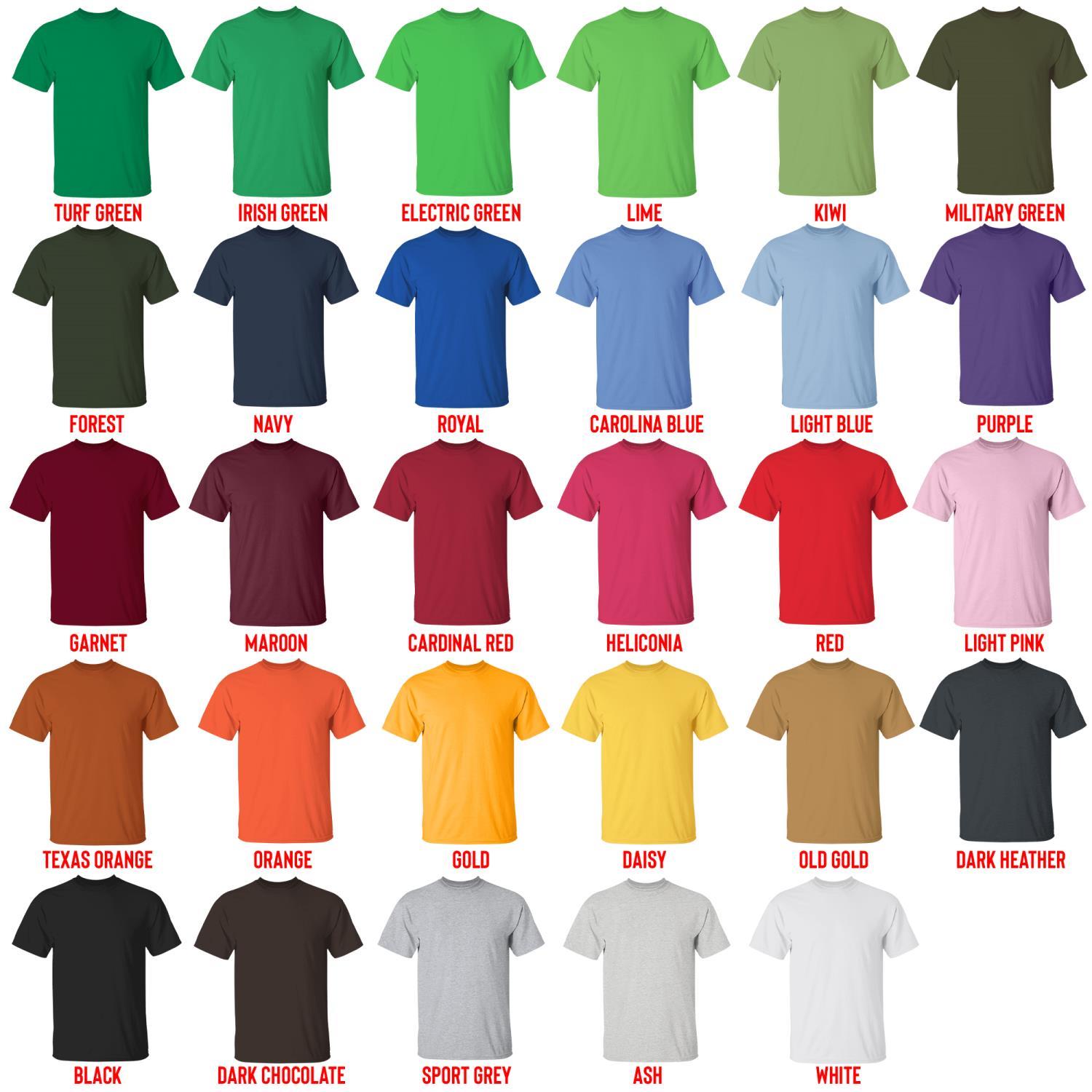 t shirt color chart - Rain World Merch