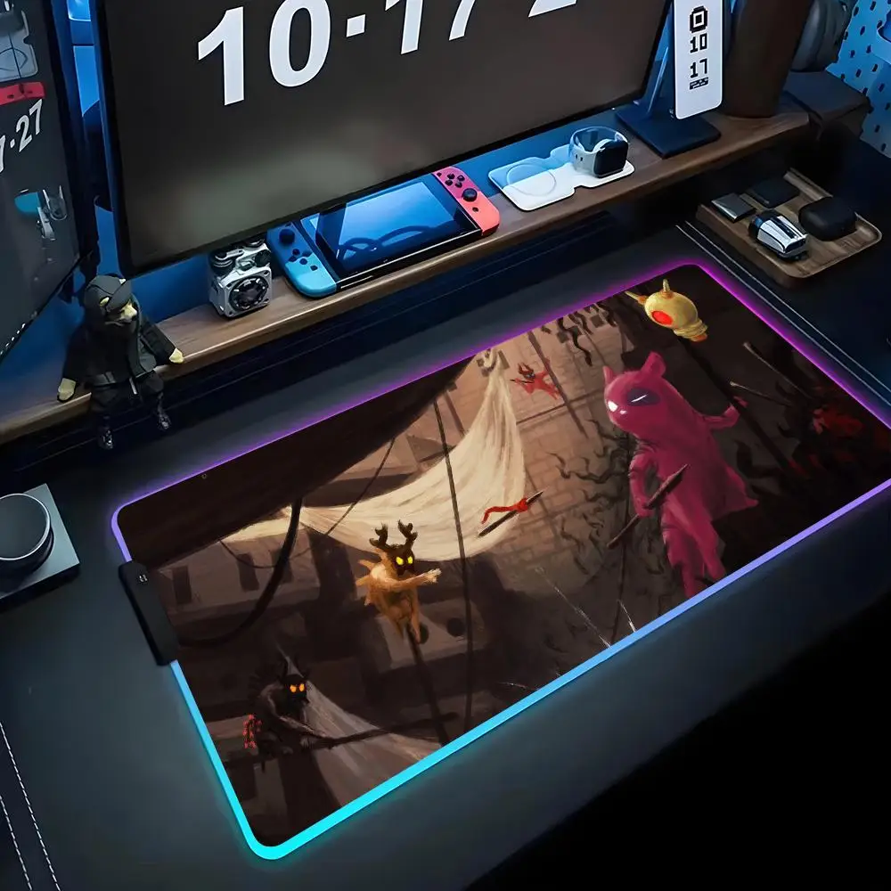 Spearmaster Rain World Pulsing RGB Mouse Pad