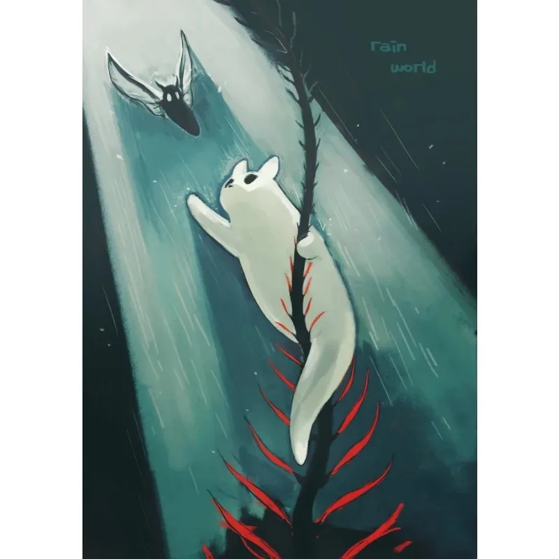 Gourmand Rain World Vibrant Feast Poster