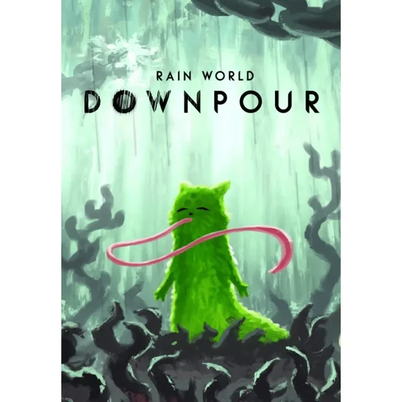 Hunter Rain World Shadowed Scene Poster