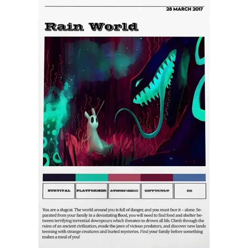 Artificer Rain World Explosive Action Poster