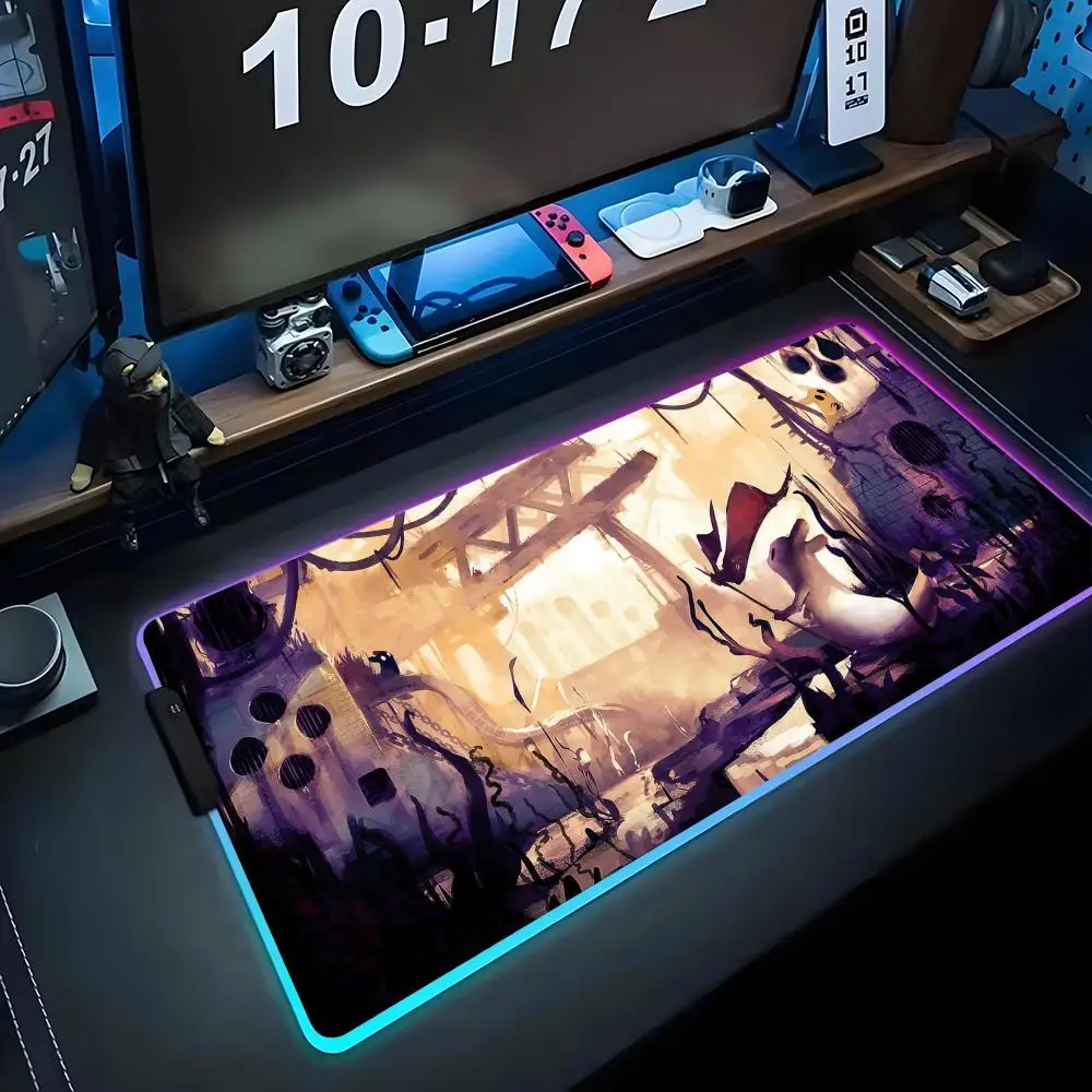 Saint Rain World Holy Light RGB Mouse Pad