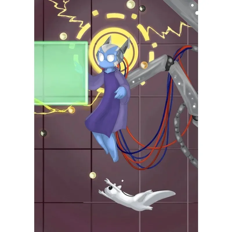 Survivor Rain World Neon Glow Poster